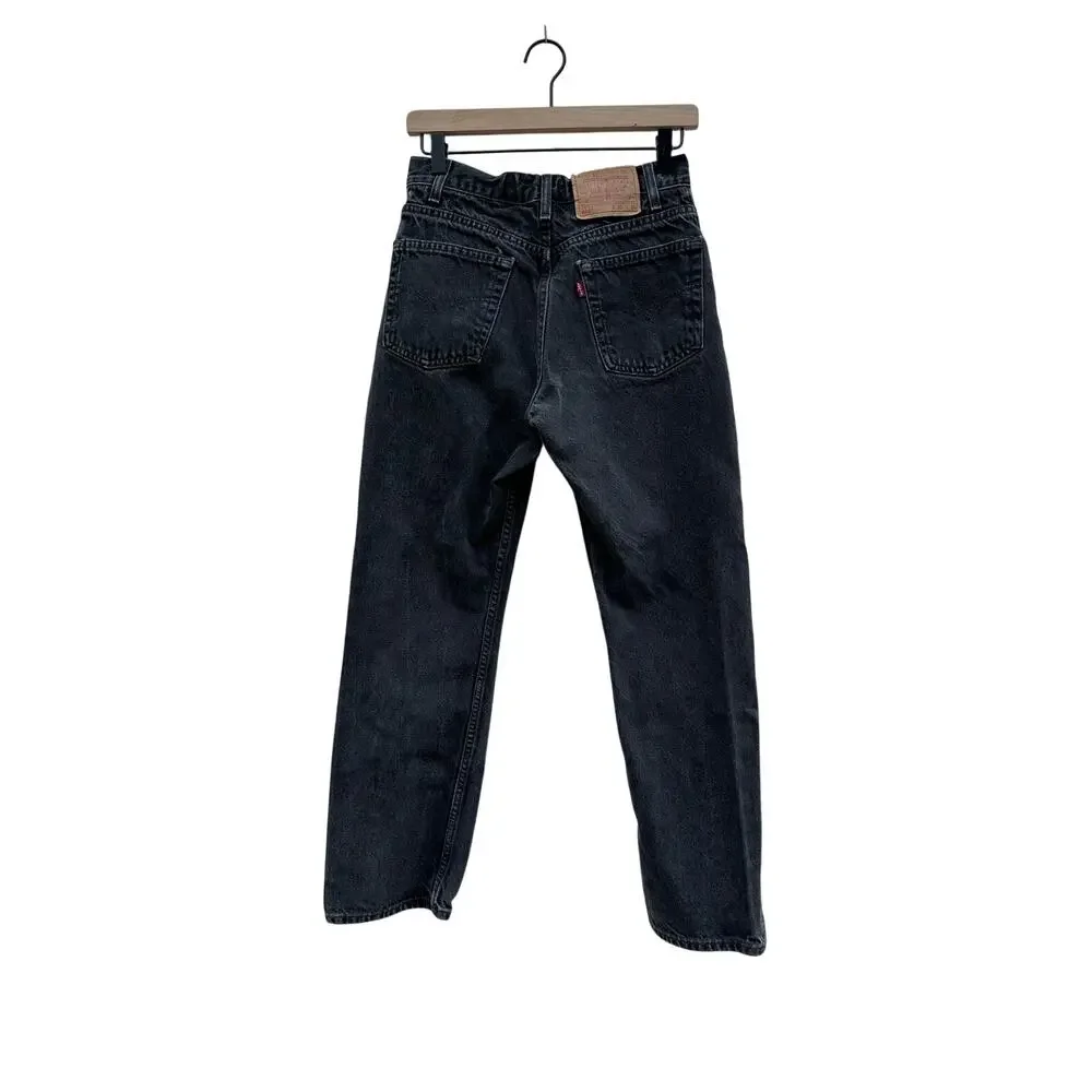 Vintage Levi's 550, black Y2k high waist jeans